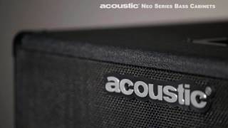 Video thumbnail for Acoustic Neo Series Bass Cabinets by Musician's Friend