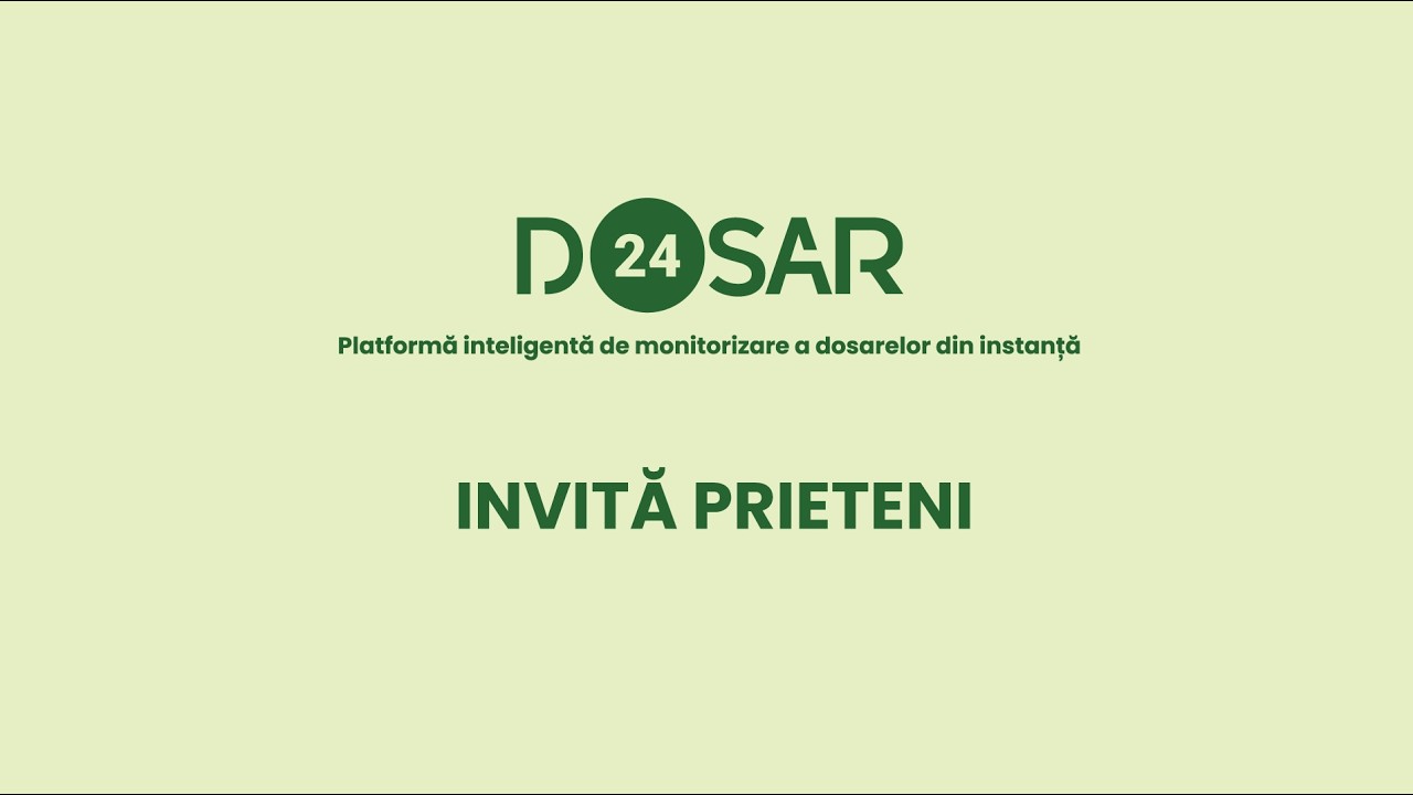 Invită Prieteni pe Dosar24 — Câștigă recompense pentru fiecare recomandare