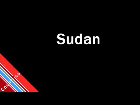 How to Pronounce Sudan
