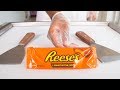 REESE PEANUT BUTTER CUP ICE CREAM ROLLS SATISFYING ASMR