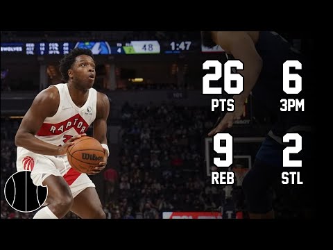 O.G. Anunoby Highlights | Cavaliers vs. Raptors | 23rd Dec 2022