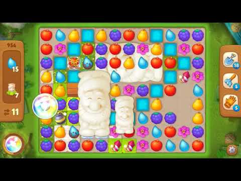 Gardenscapes Level 956 With No Boosters - Hard Level