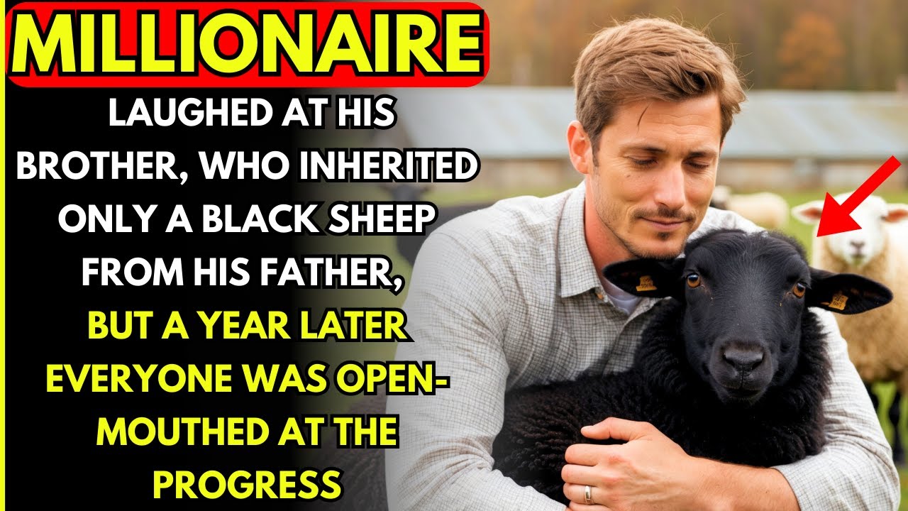 MILLIONAIRE LAUGHED AT HIS BROTHER, WHO INHERITED ONLY A BLACK SHEEP FROM HIS FATHER, BUT A YEAR...