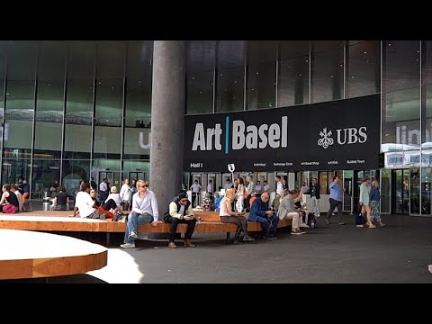 Video Thumbnail: Tausende strömen zu Art Basel in der Schweiz, Marktstimmung hellt sich auf
