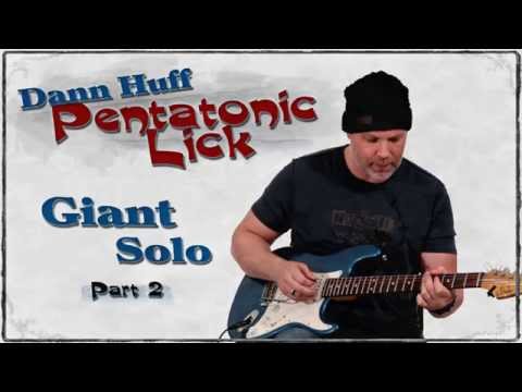 Dann Huff - Fast Pentatonic Lick - Guitar Lesson - Part 2 of 2 - Guitar Solo - GuitarBreakdown