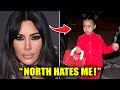 Kim Kardashian FURIOUS With Kayne As North Calls Her FAKE