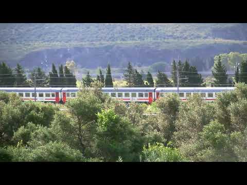 Treni Siciliani | Intercity Siciliano in transito tra le campagne...
