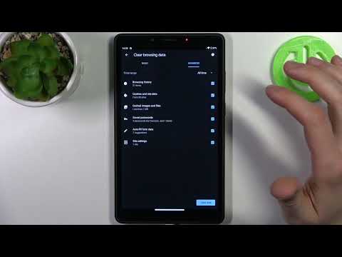 How to Clear Browsing Data on a LENOVO Tab M7 - Remove Browser App Cache