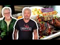 Guy Fieri Eats Caribbean Jerk Chicken with Bruce McGill | Diners, Drive-Ins and Dives | Food Network