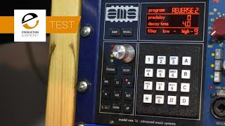 Video thumbnail for AMS Neve RMX 16 500 Series Reverb - Test by Production Expert