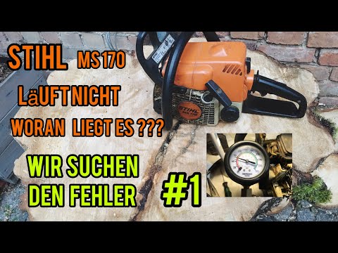 KETTENSÄGE springt nicht an WIR suchen den Fehler Stihl 170 #Stihl #WoodBoss