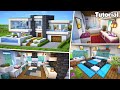 Minecraft: Modern House #44 Interior Tutorial - How to Build - 💡Material List in Description!