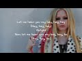 Avril Lavigne The Best Damn Thing Lyrics