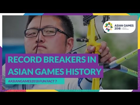 #AsianGames2018 Fun Fact 7 - Record Breakers in Asian Games History