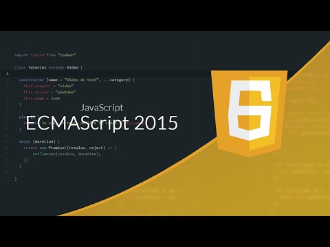 Apprendre le JavaScript Chapitre 20 ECMAScript 2015