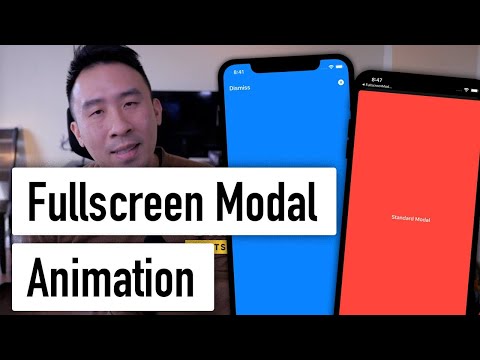SwiftUI Fullscreen Modal Hack withAnimation thumbnail