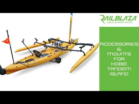 Accessories & mounts for Hobie Tandem Island Fishing kayak