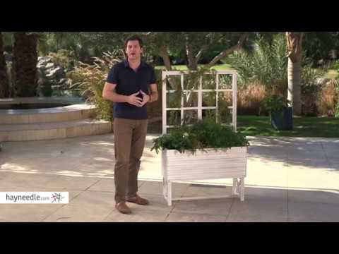 Belham Living Brighton Beach Wood Planter with Trellis - Product Review Video