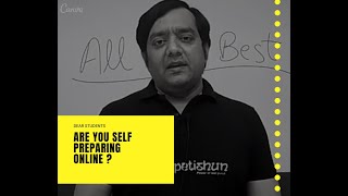 Things to Remember while Self Preparing (Online) - Mohit Tyagi Sir #Competishun