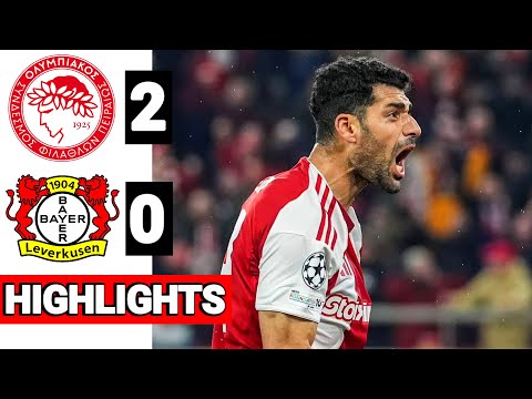 Olympiacos vs Bayer Leverkusen 2-0 Highlights & Goals | Champions League 2025/26