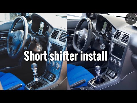 SHORT SHIFTER INSTALL 04-19 SUBARU STI!