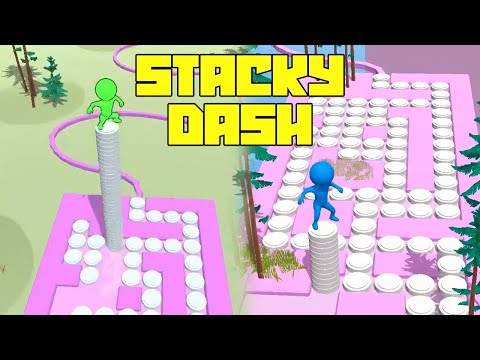 Stacky Dash Gameplay Android - YouTube