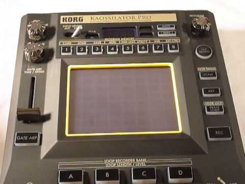 Korg Kaossilator Pro Unboxing