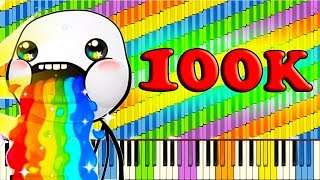Video thumbnail of "100,000 SUBSCRIBERS 100,000 NOTES SPECTACULAR"