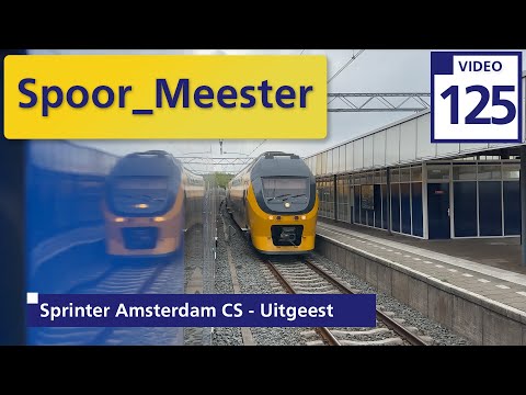 (4K) #railway #cabview #trein | Rij mee met de SPRINTER van Amsterdam CS naar Uitgeest-Alkmaar (125)