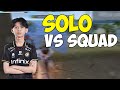 SOLO VS SQUAD NO CUT NO EDIT BY ONIC JEKK FREEFIRE