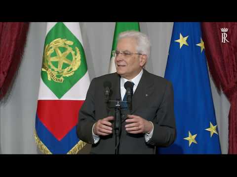 Intervento del Presidente della Repubblica alla cerimonia dei nuovi Alfieri della Repubblica