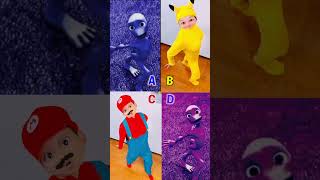 Download lagu Who is Your Best? dame tu Cosita VS Green Alien VS Pikachu and Mario #shorts #viral mp3