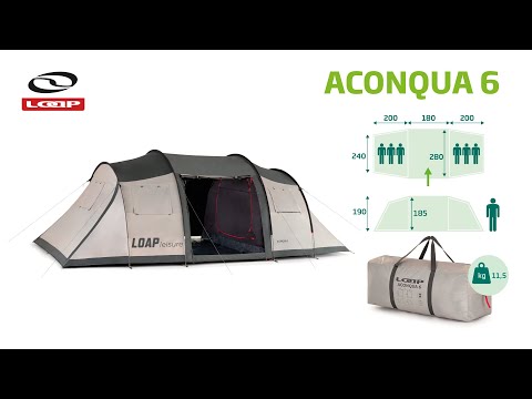 LOAP ACONQUA 6 - stan pro 6 osob / tent for 6 persons | www.loap.cz