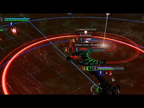 Space Marines vs Necrons! - 1v1 Multiplayer Gameplay, Battlefleet Gothic Armada 2