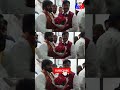 DR R K GOUD PRESENTING BOUQUE TO MINISTER SRINIVAS GOUD ON NEW YEAR I DR P R K GOUD TFCCLIVE