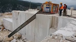 Büyük Mermer ve taş kütlesi nasıl kesilir