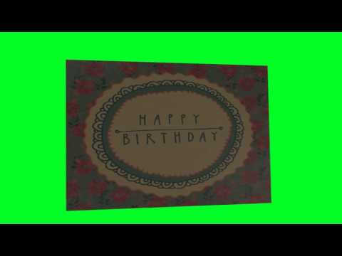 Birthday postcard for Priscila