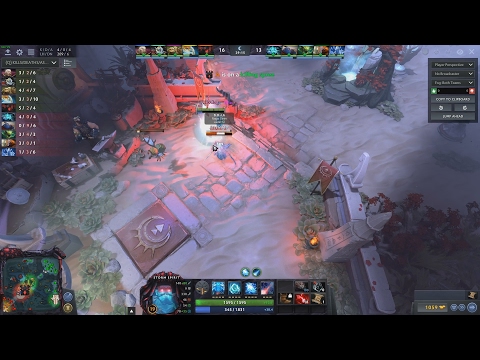 storm spirit diving fountain with AA