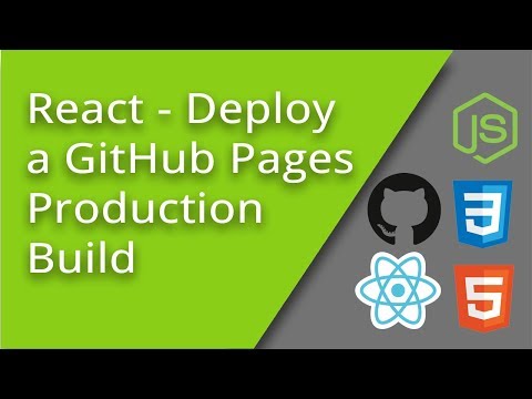 React Deploy a Production Build Episode 25
