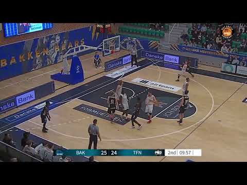 Thomas Laerke #44 / Bakken Bears vs. Naestved