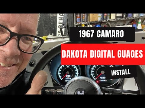 Dakota Digital gauges in a 1967 Camaro