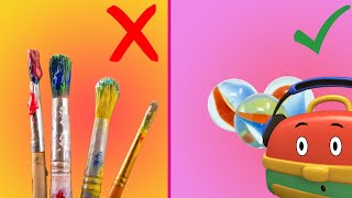 Craft Time: Marble Paintings | Crafts for Toddlers | Educational Videos for Preschooler | Making Art