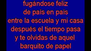 Barquito de Papel -   Serrat -  karaoke   Tony Ginzo