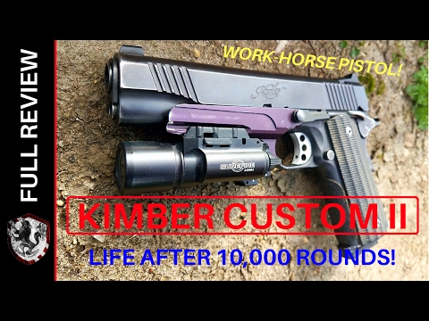 Kimber Custom II 1911 .45 ACP - 10 years, 10,000+ rounds review