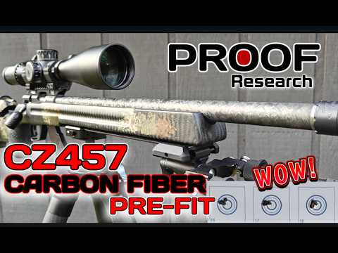 Proof Research CZ457 Carbon Fiber Prefit Match Barrel - Match Ammo Testing