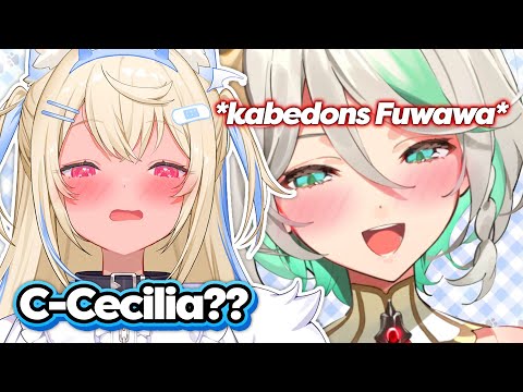 Fuwawa got rizzed so intensely by Cecilia IRL Fuwawa got rizzed so intensely by Cecilia IRL