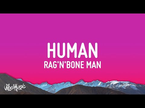 Rag'n'Bone Man - Human (Lyrics)  | 1 Hour Pop Music Lyrics 2023