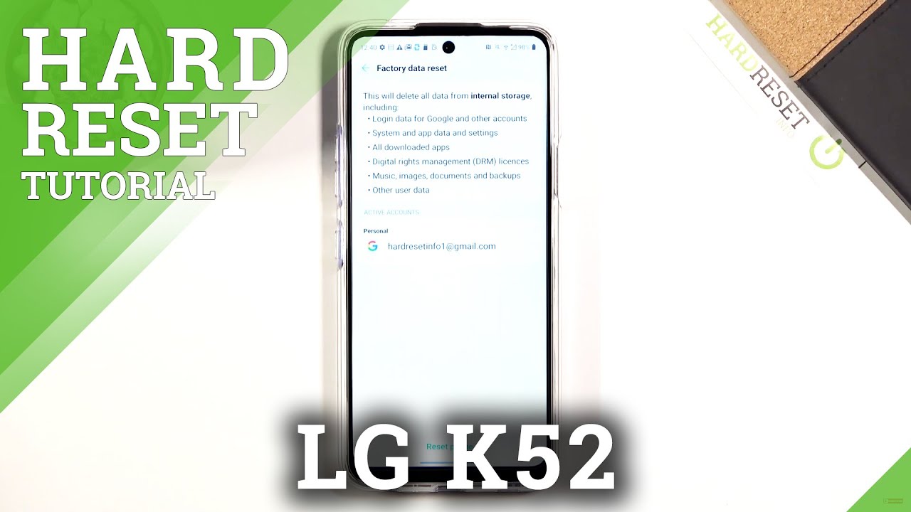 How to Factory Reset LG K24 – Erase All Content & Settings by