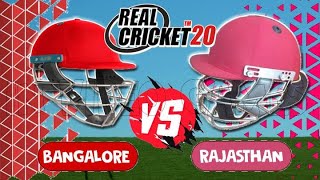 RCB vs RR - Royal Challengers Bangalore vs Rajasthan Royals - RCPL IPL 2021 Real Cricket 20 Live