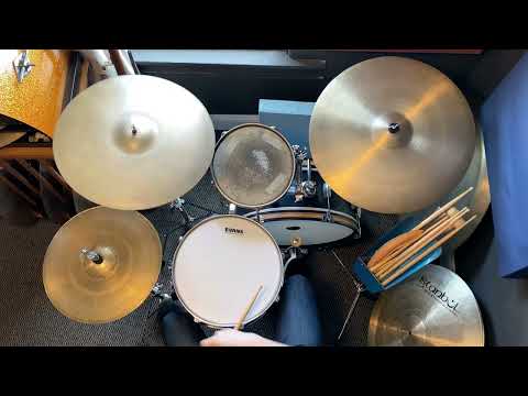 1960s A. Zildjian 14" Hi-Hats, 18" Crash Ride & 1950s 20" Small Stamp Bounce Ride